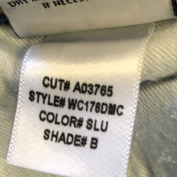 Hudson Dark Wash Straight Leg Jeans - Picture 9 of 9